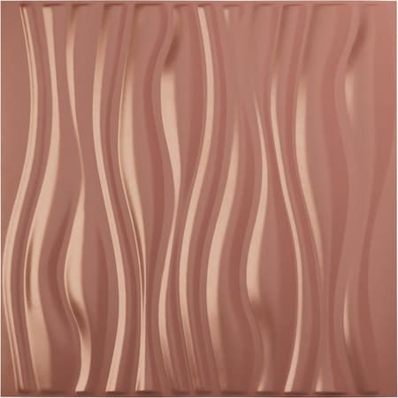 Ekena Millwork 19 5/8"W x 19 5/8"H Leandros EnduraWall Decorative 3D Wall Panel, Champagne Pink (12-Pack for 32.04 Sq. Ft.